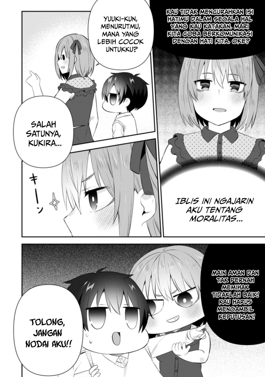 The Cute Girl Sitting Next to Me Is Trying to Make Me Fall in Love With Her as a Way to Ridicule Me Chapter 18 Bahasa Indonesia